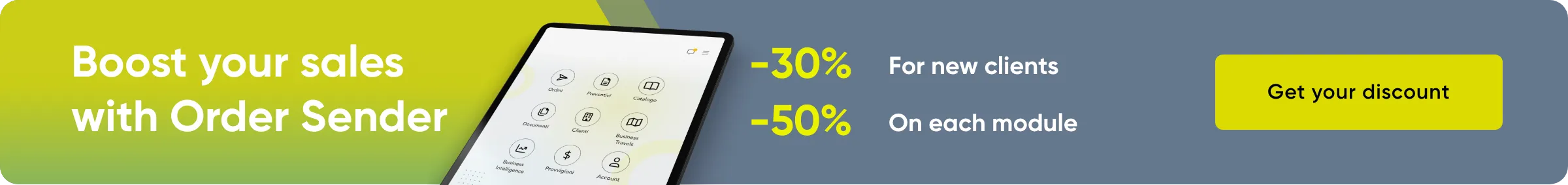 order sender software per reti vendita promo