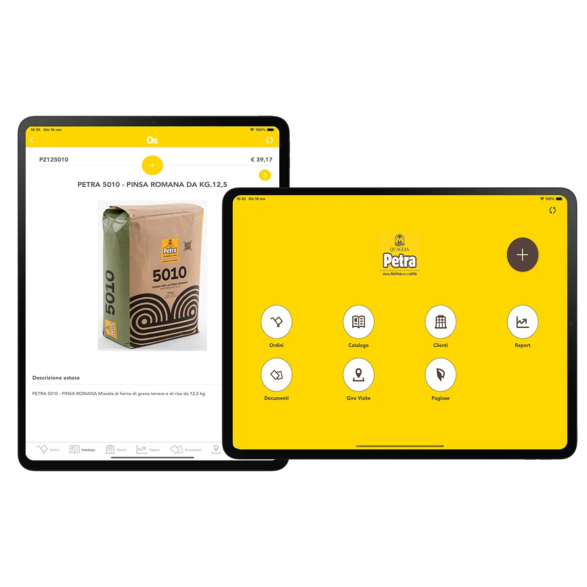 farina petra order sender enterprise