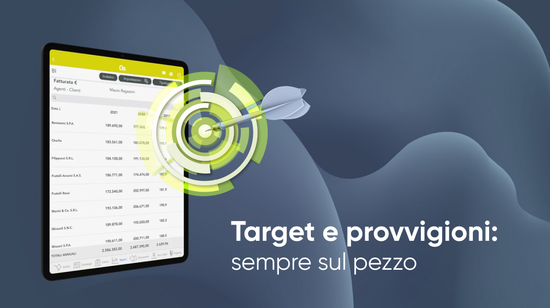Order Sender Target e provvigioni sempre sul pezzo